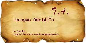 Tornyos Adrián névjegykártya